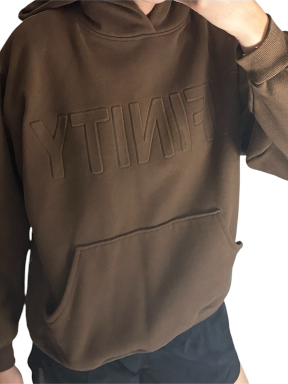PacSun Brown INFINITY Hoodie Unisex Oversized Fit